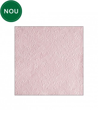 Servetele de masa, 15 buc, 33x33 cm, Elegance Pearl Pink - AMBIENTE
